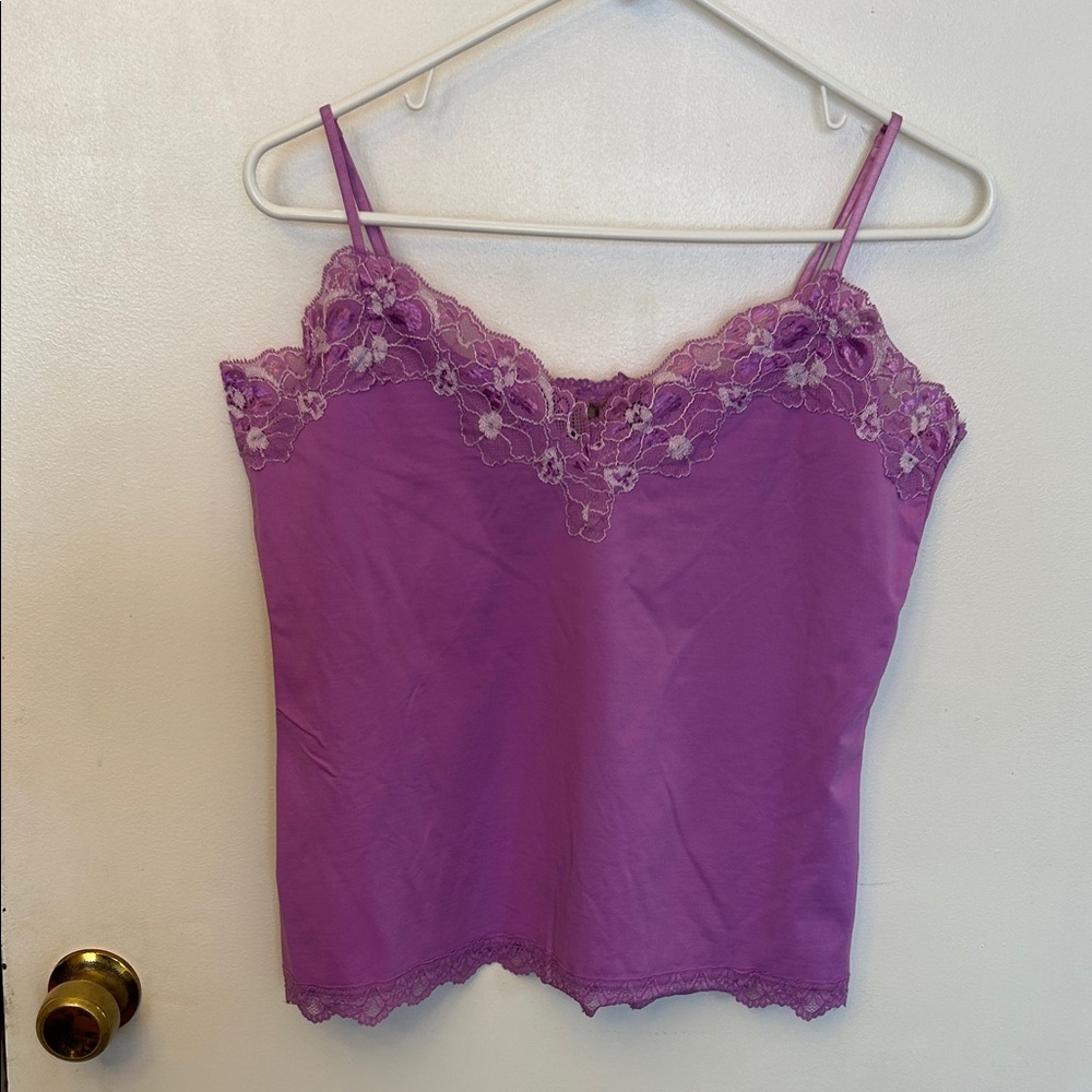 Susan Lawrence Women’s Tank Top Purple Size Large